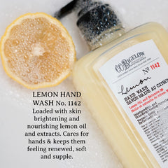 C.O. Bigelow Lemon Hand Wash pump enabling easy, quick dispensing