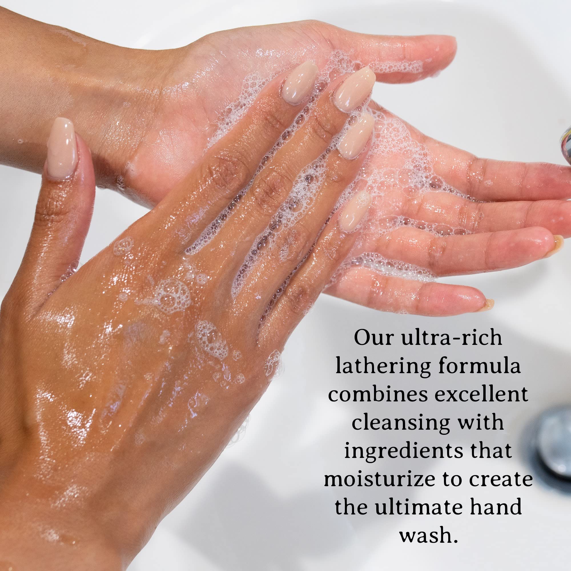 C.O. Bigelow Lime Coriander creamy lather texture for cleansing