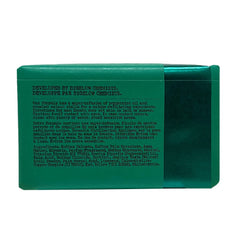 Close up of C O Bigelow Mentha Exfoliating Bar Soap showing scrub particles