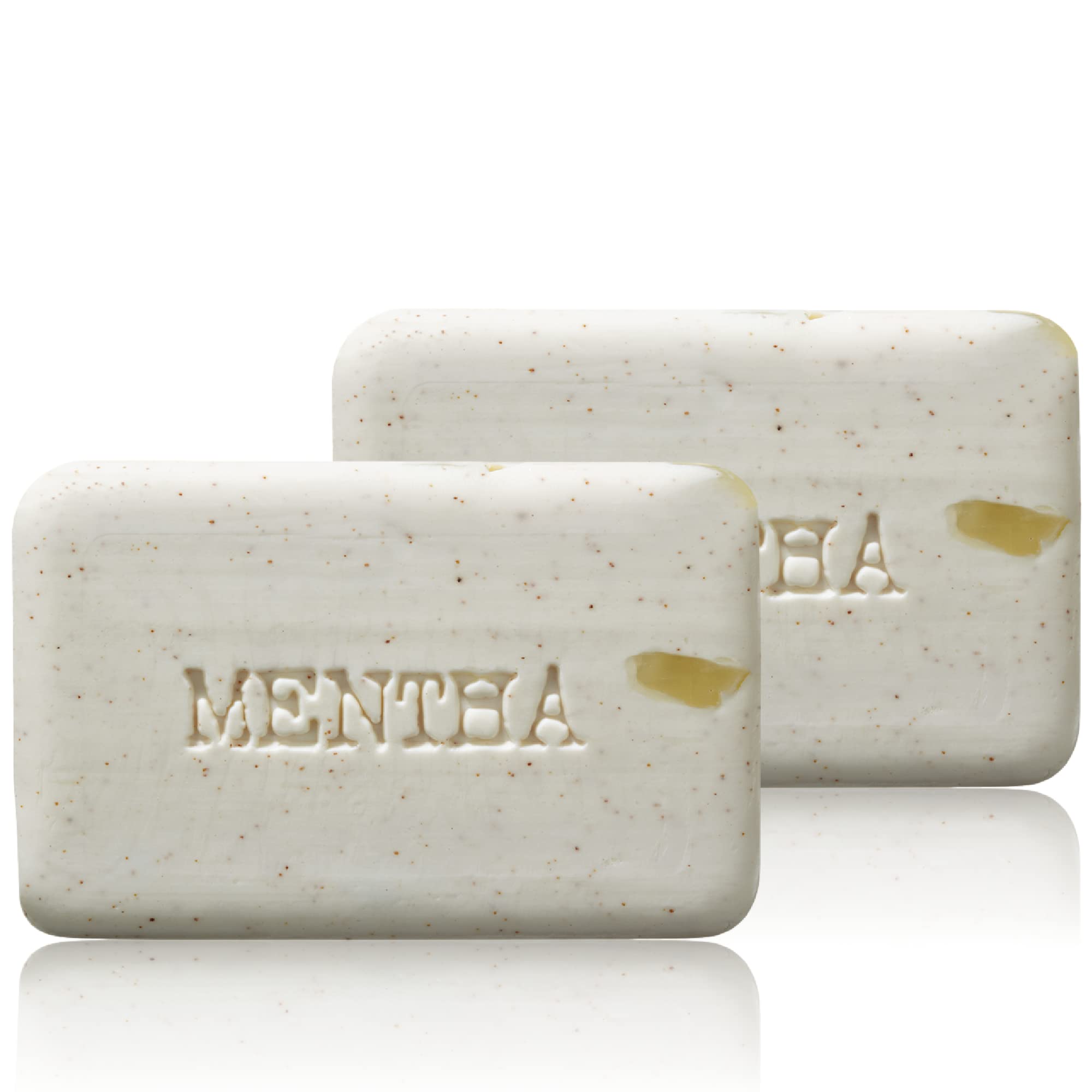 C O Bigelow Mentha Exfoliating Bar Soap peppermint oil drops for refreshing cleanse