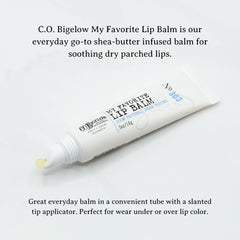 C.O. Bigelow My Favorite Lip Balm tube with natural shine