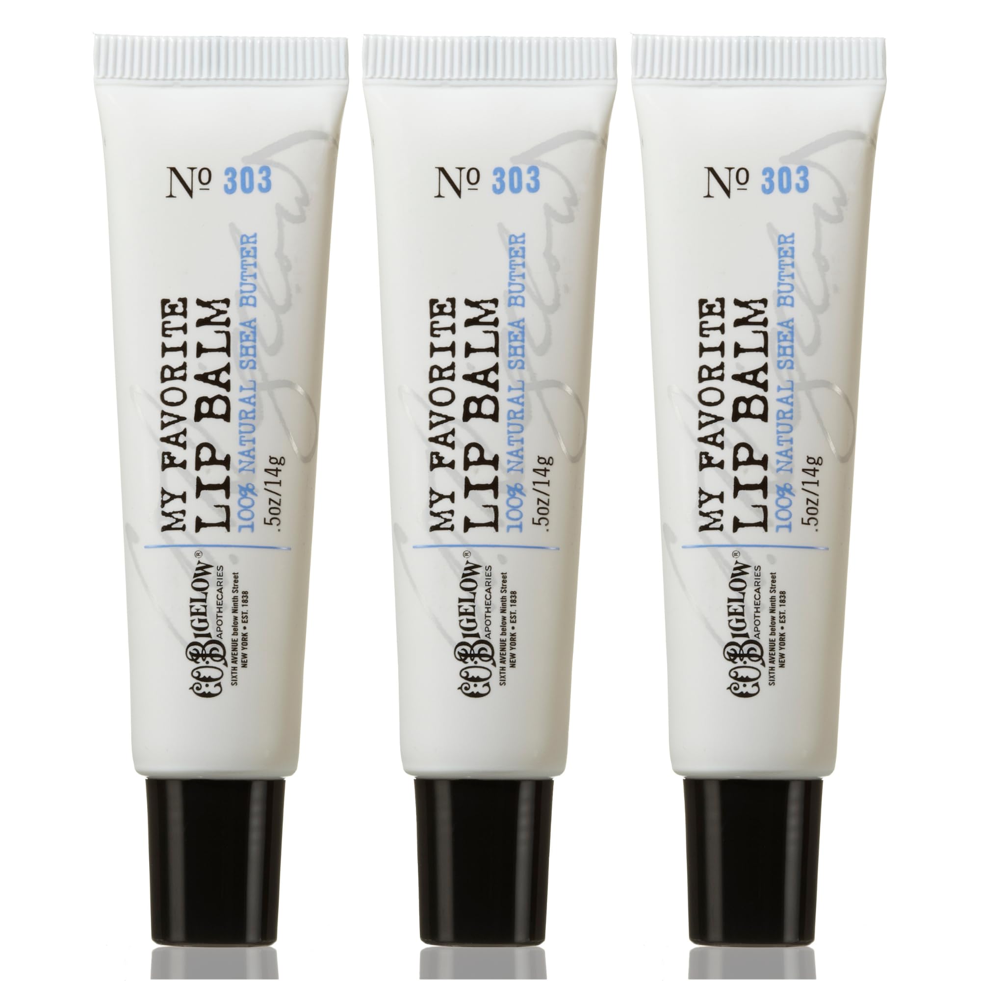 C.O. Bigelow My Favorite Lip Balm Tubes pack for home and on-the-go hydration
