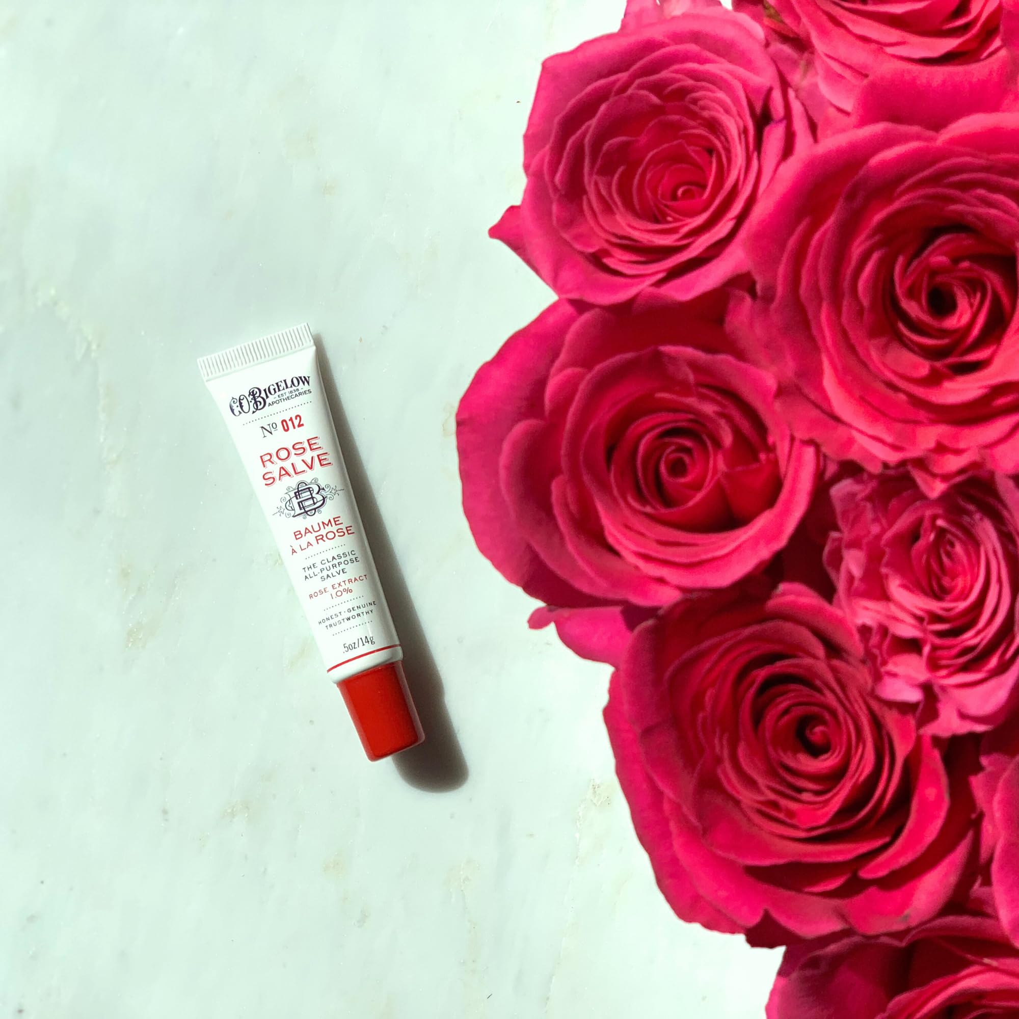 C.O. Bigelow Natural ingredients close-up: softens lips