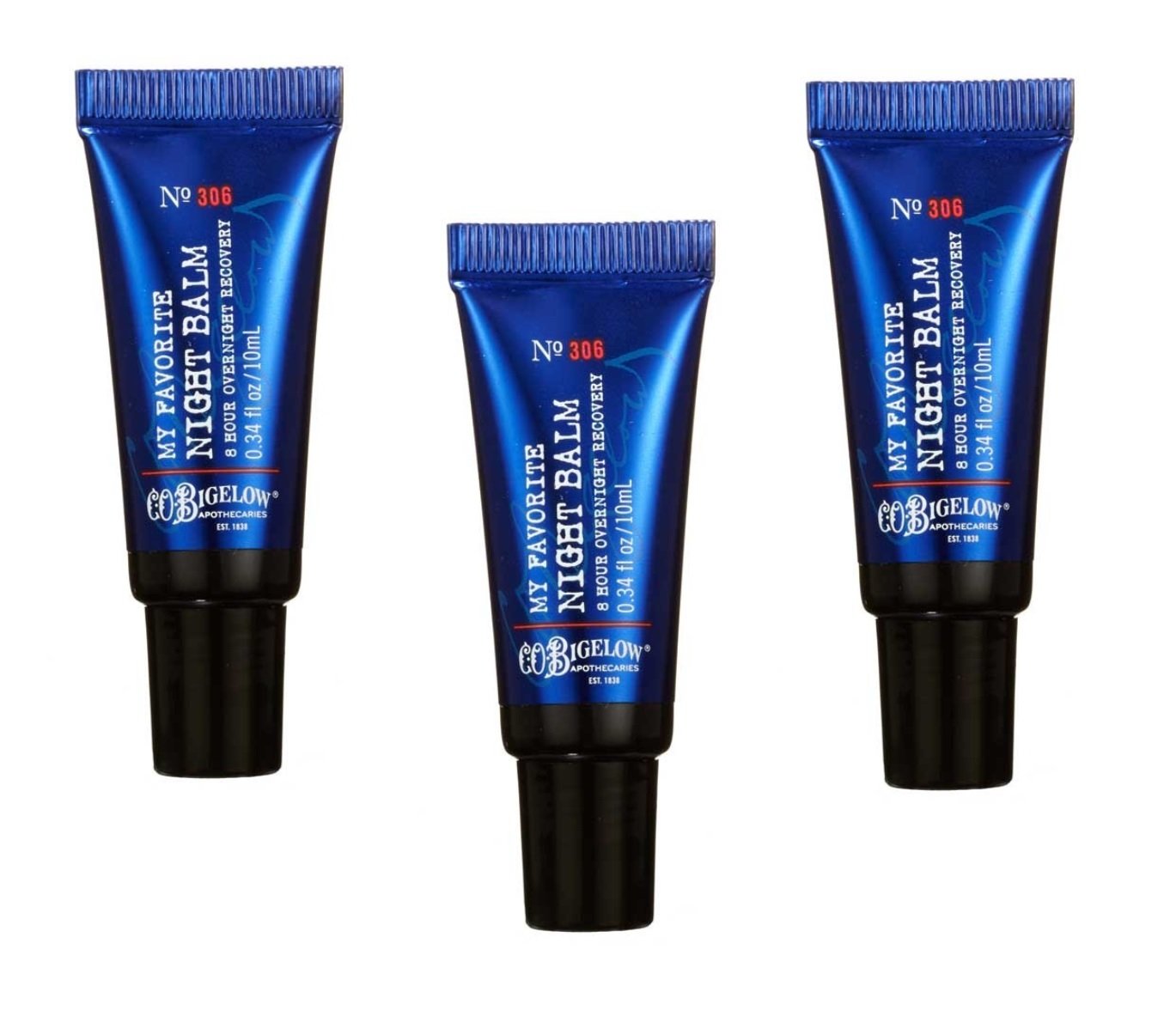 C.O. Bigelow My Favorite Night Balm No. 306 3-pack for soothing overnight hydration