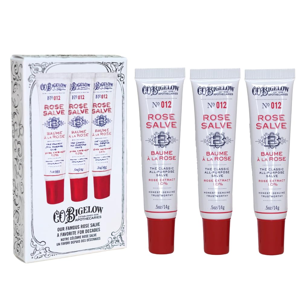 C.O. Bigelow Rose Salve softens lips with a subtle rose aroma