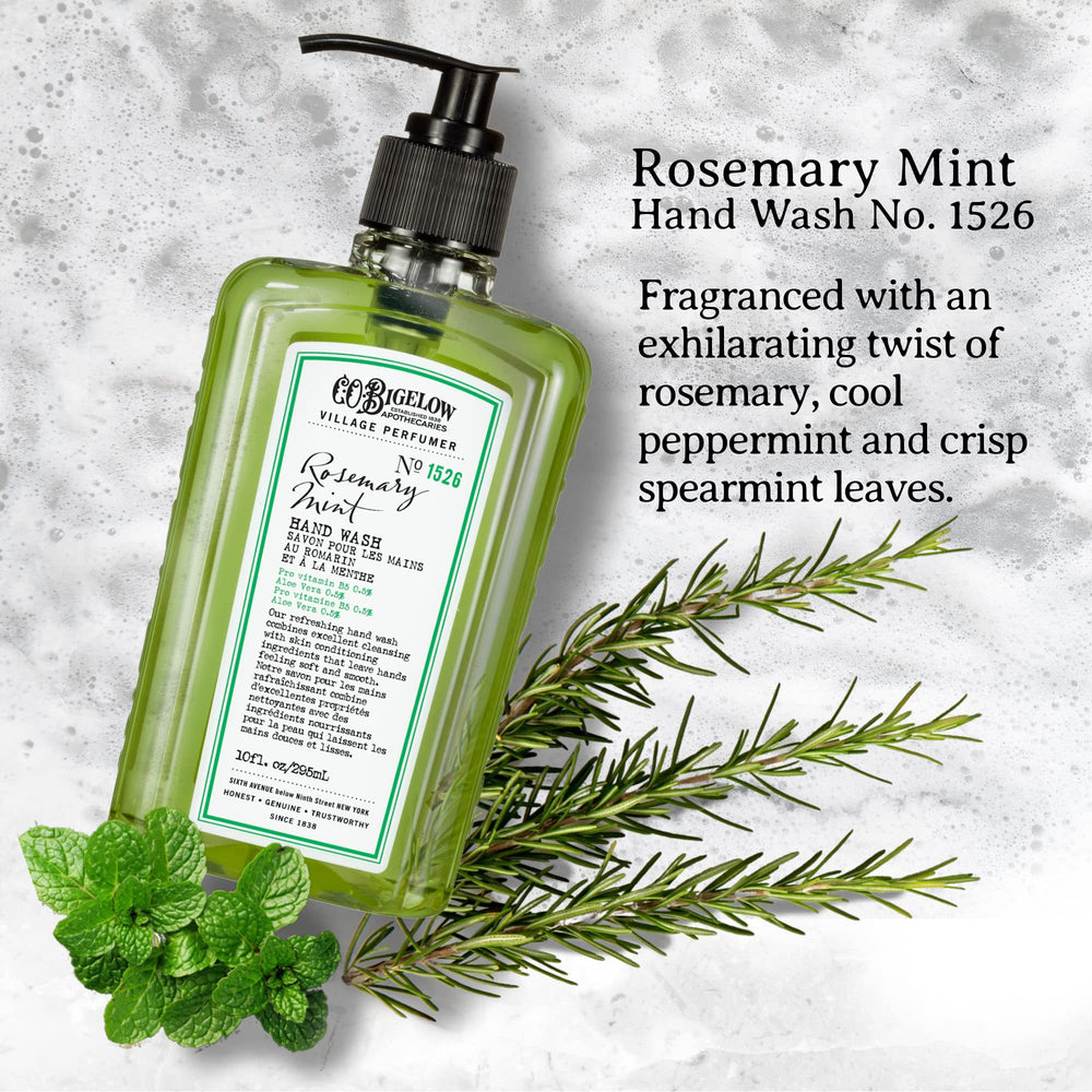 C.O. Bigelow Hand Wash made in the USA, paraben and sulfate free