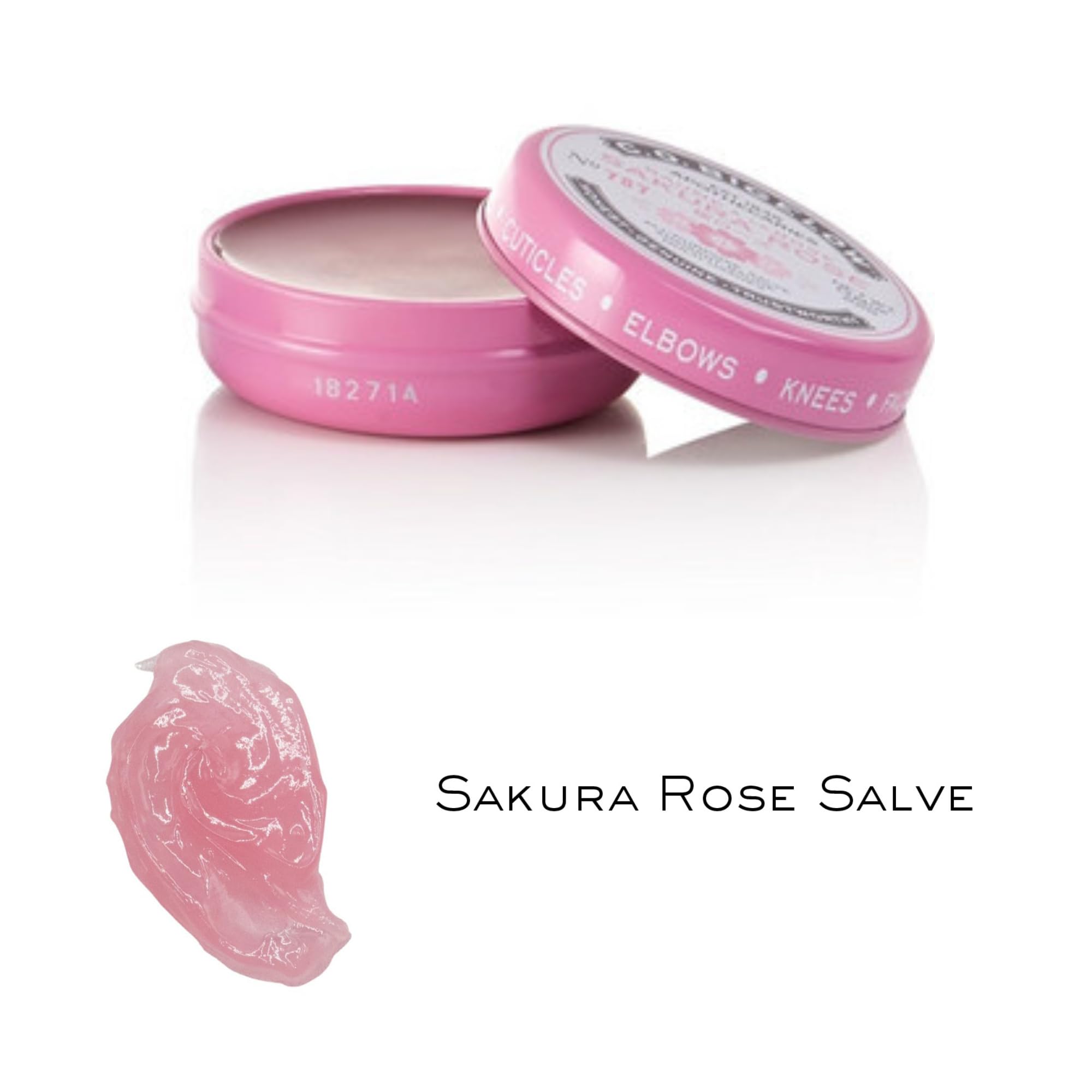 C.O. Bigelow Sakura Rose Salve Tin nourishes hands and elbows with rose softness.