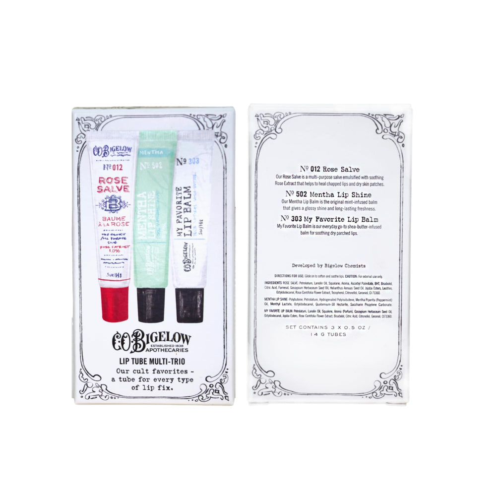C.O. Bigelow Travel-friendly lip care trio for on-the-go