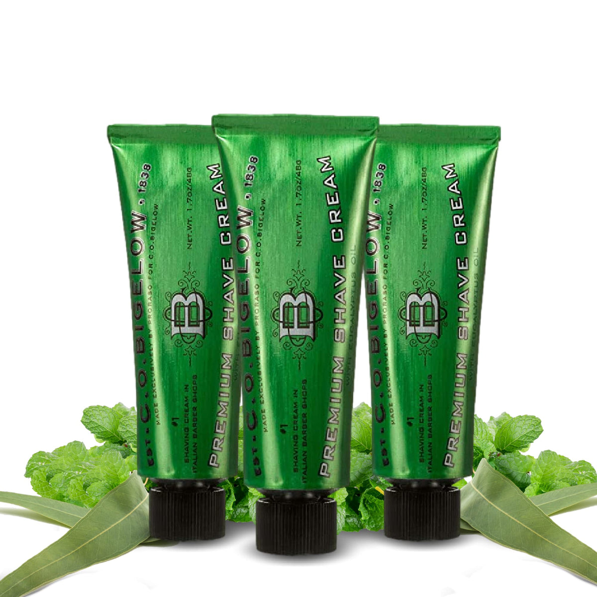 C.O. Bigelow Travel Shaving Cream rich-lather for a smooth shave
