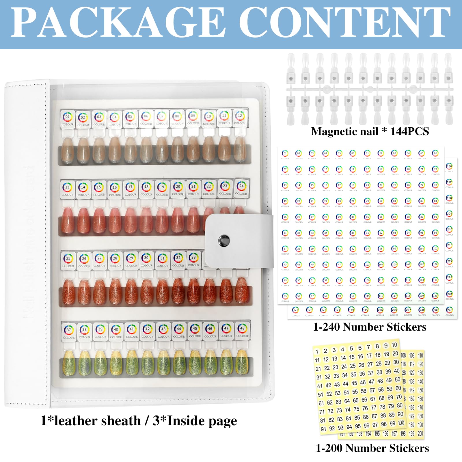 C12rtive 180-number stickers support precise color matching.