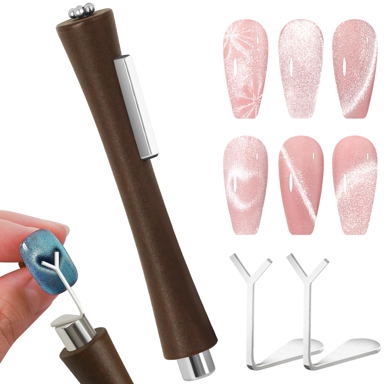 C12rtive 4-in-1 cat eye magnet for versatile nail art patterns.