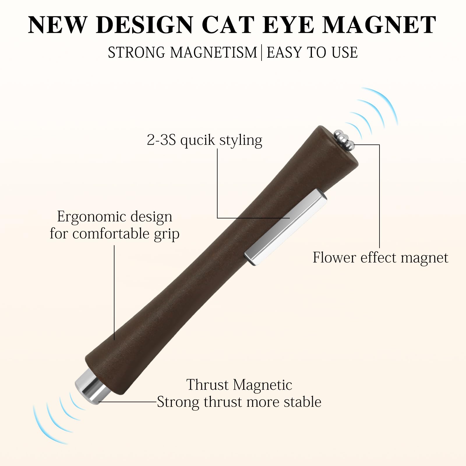 C12rtive cat eye polish magnet showing quick pattern creation.
