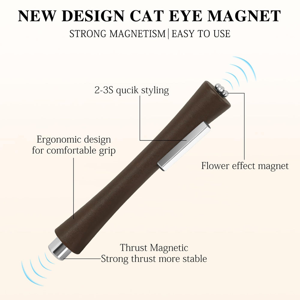 C12rtive cat eye polish magnet showing quick pattern creation.
