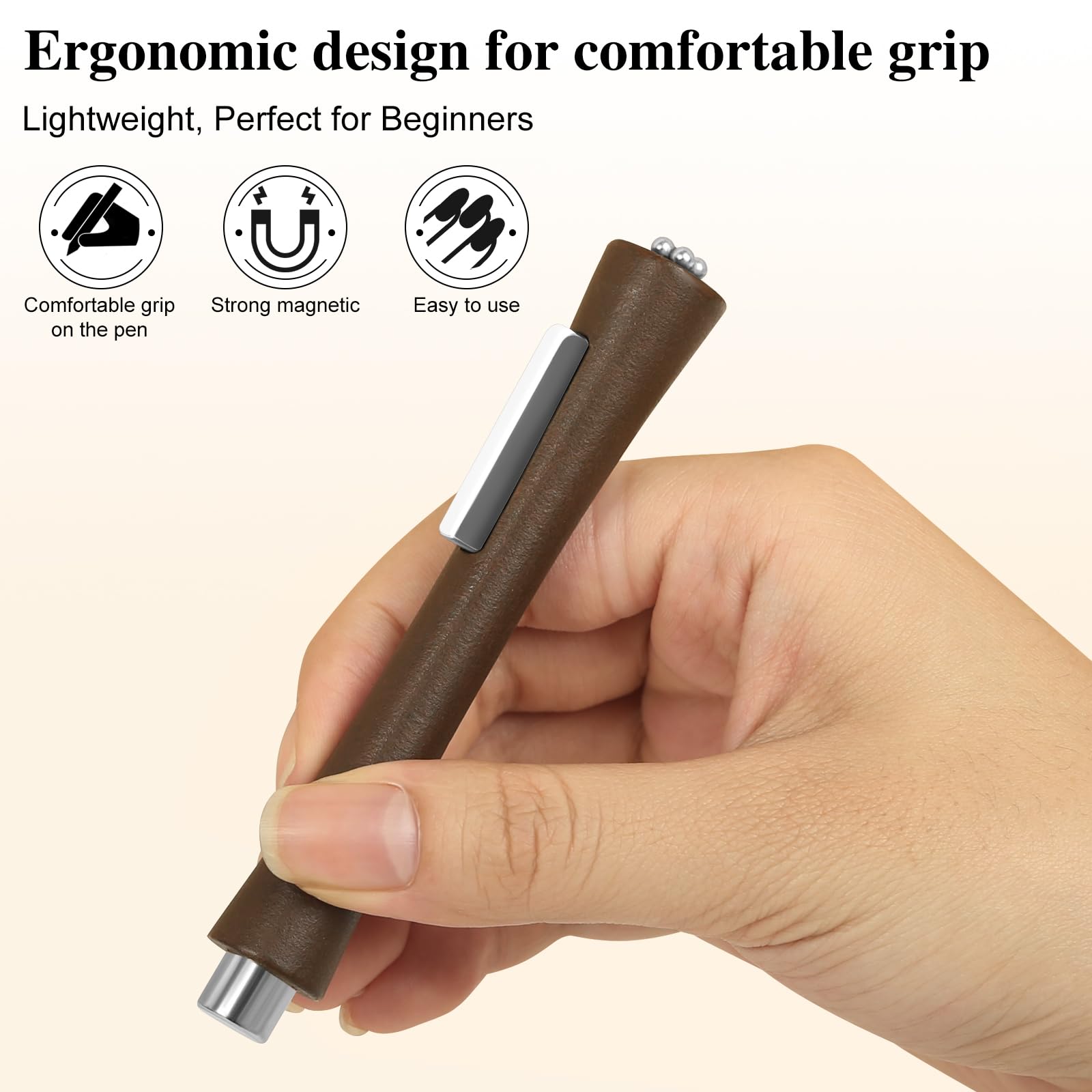 C12rtive durable stainless steel magnet lasts through nail sessions.