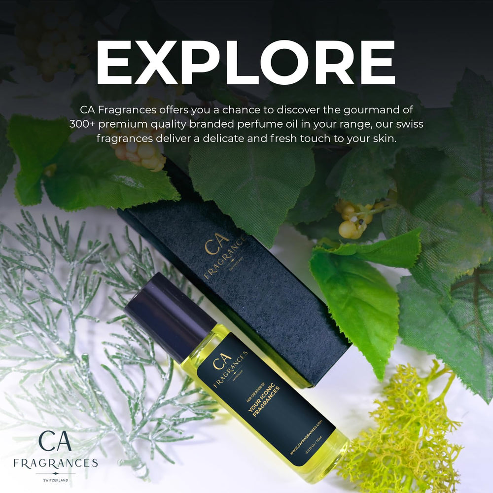 CA Fragrances Impression of CH No 5 middle notes with Turkish rose and violet for depth.