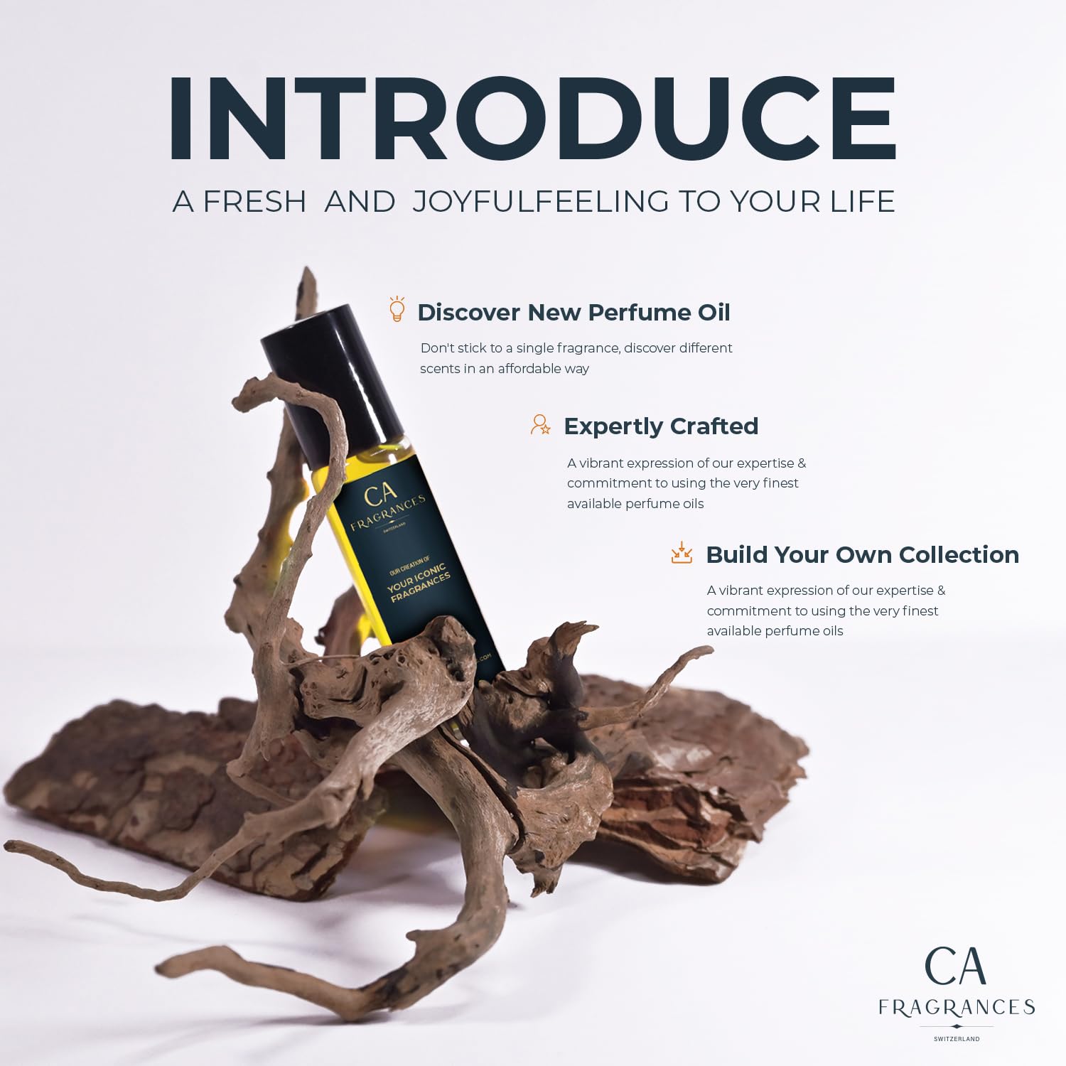 CA Fragrances Impression of CH No 5 swiss excellence label signals quality and refined scent.