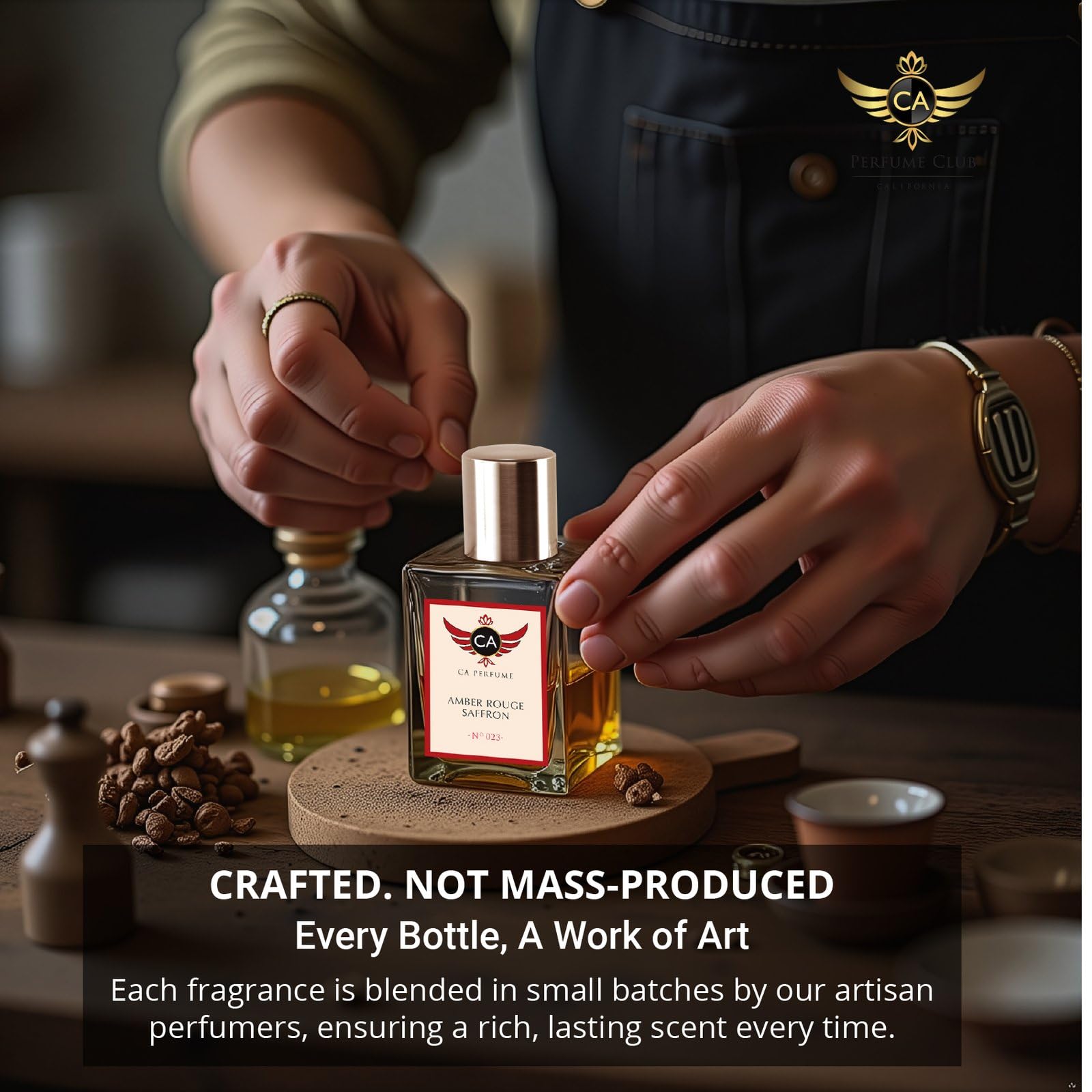 CA Perfume Impression of Tobacco Vanille wooden box suggests premium gifting experience.