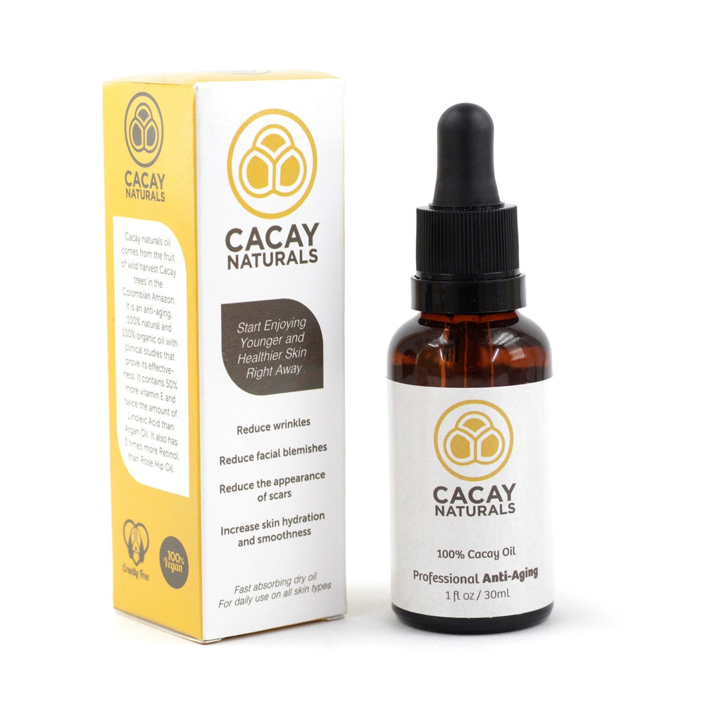 Cacay Naturals Face Oil dropper ready for daily routine nourishment.