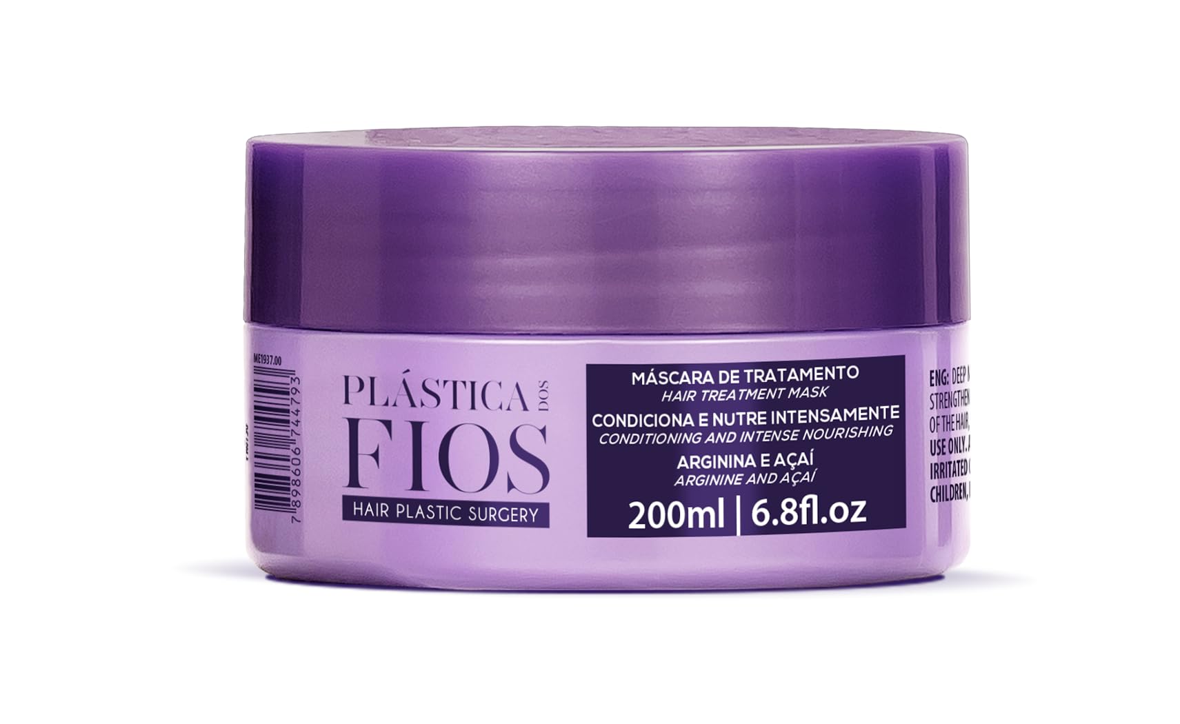 CADIVEU Plastica Dos Fios silky hair close-up.