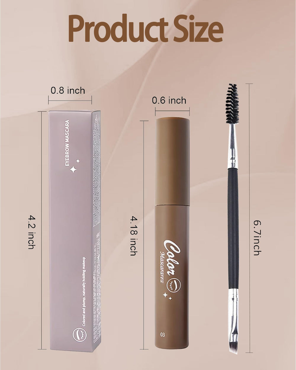 Caedelfly cruelty-free brow mascara that respects animals while defining brows.