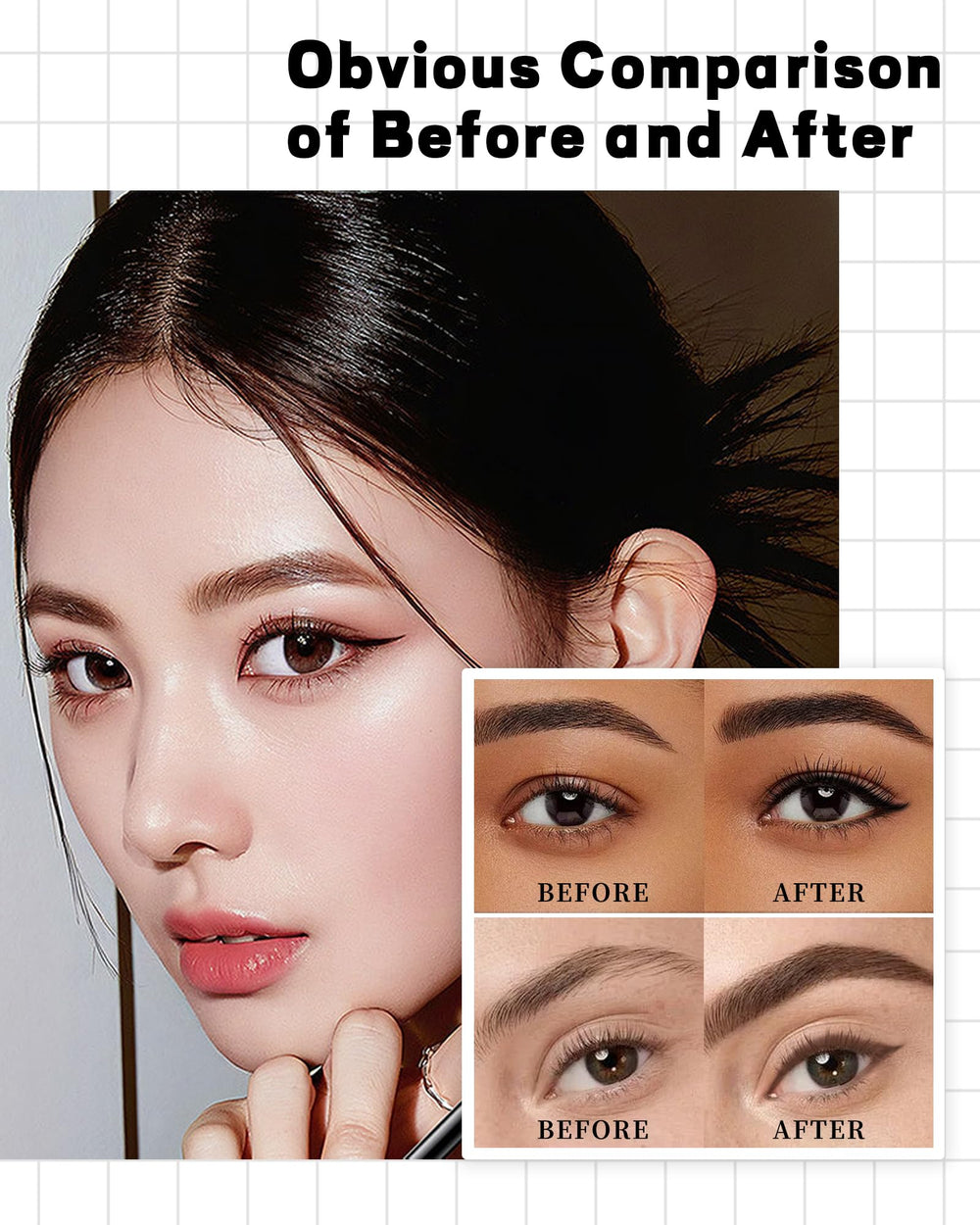 Caedelfly Gel Eyeliner is waterproof and smudge-proof for lasting color all day.