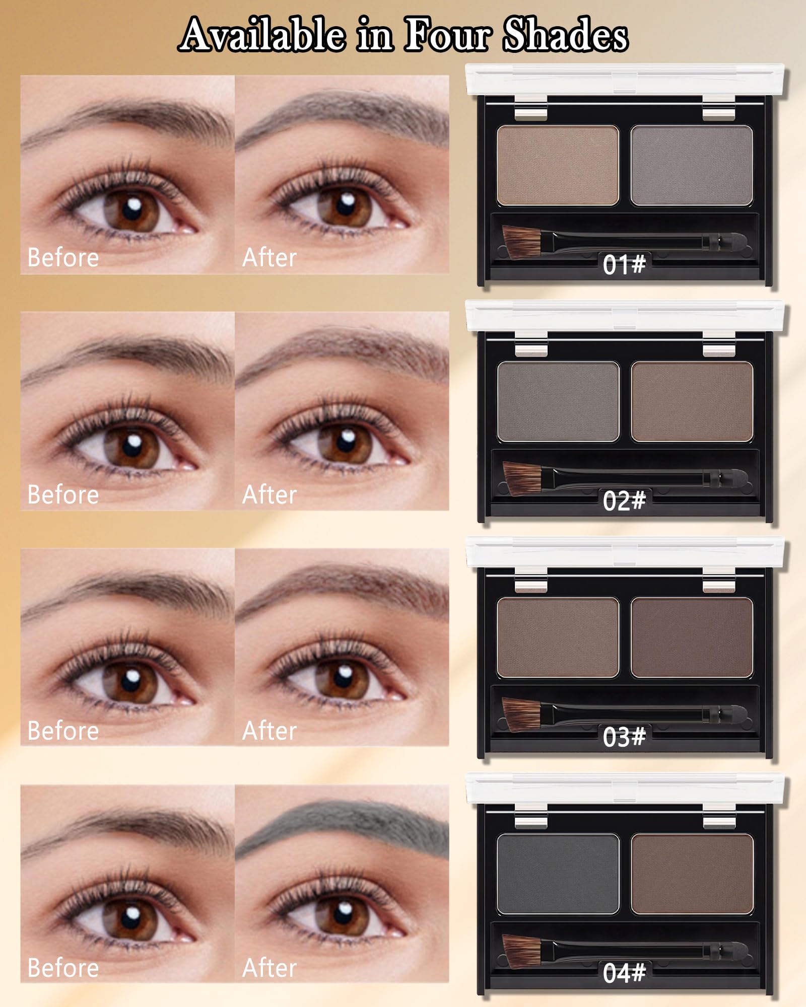 Caedelfly compact brow kit ideal for travel and on-the-go.
