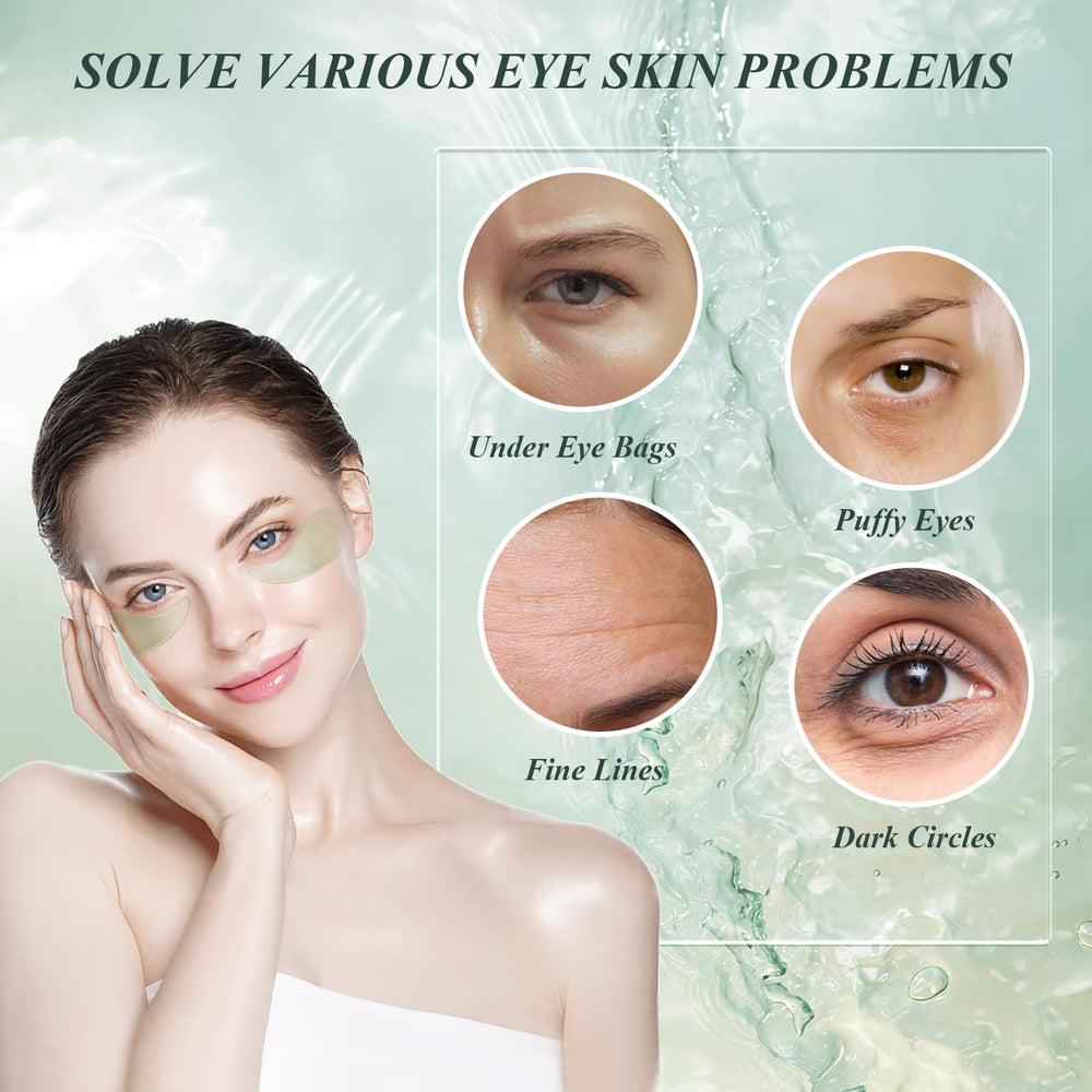 Caewous aloe vera hydrogel eye patch close-up for soothing hydration