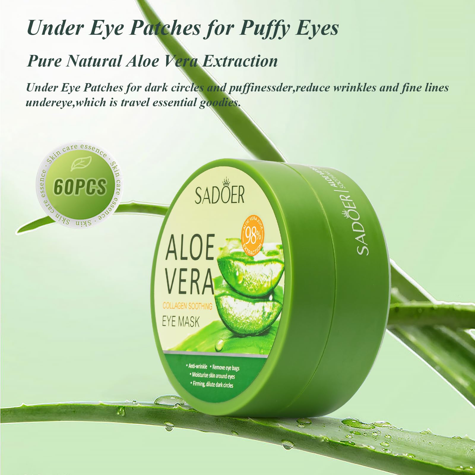 Caewous packaging label close-up communicates brand quality and ingredients