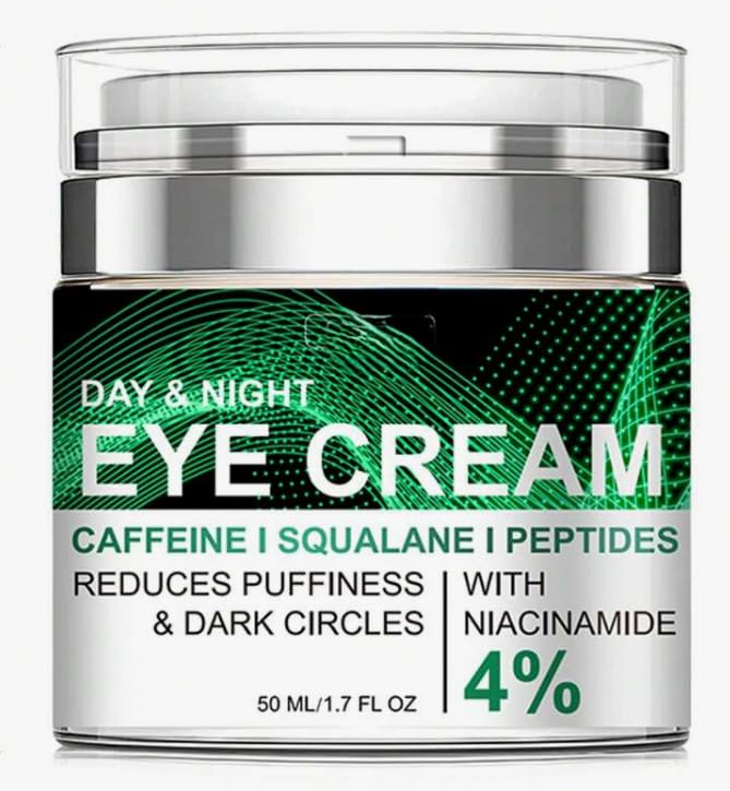 Caffeine Eye Cream bottle pump for quick daily use and refreshed eyes.