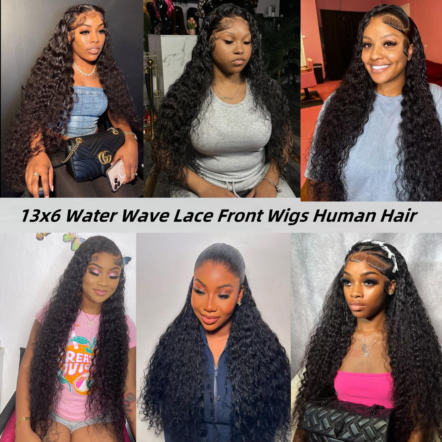 Caijuxing 34-inch wet and wavy look offers versatile styling options