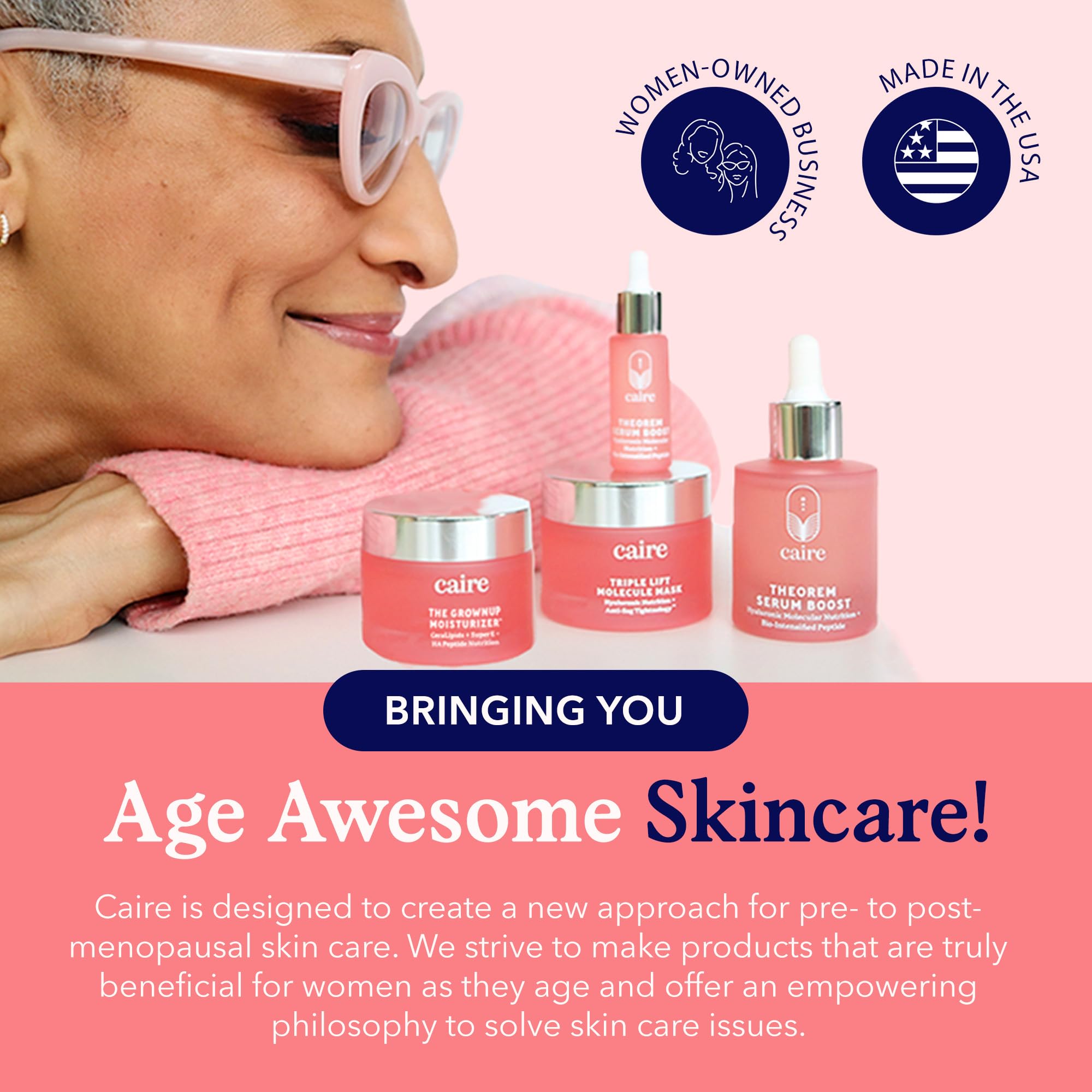 Caire Beauty gel mask packaging highlights vegan, cruelty-free credentials.