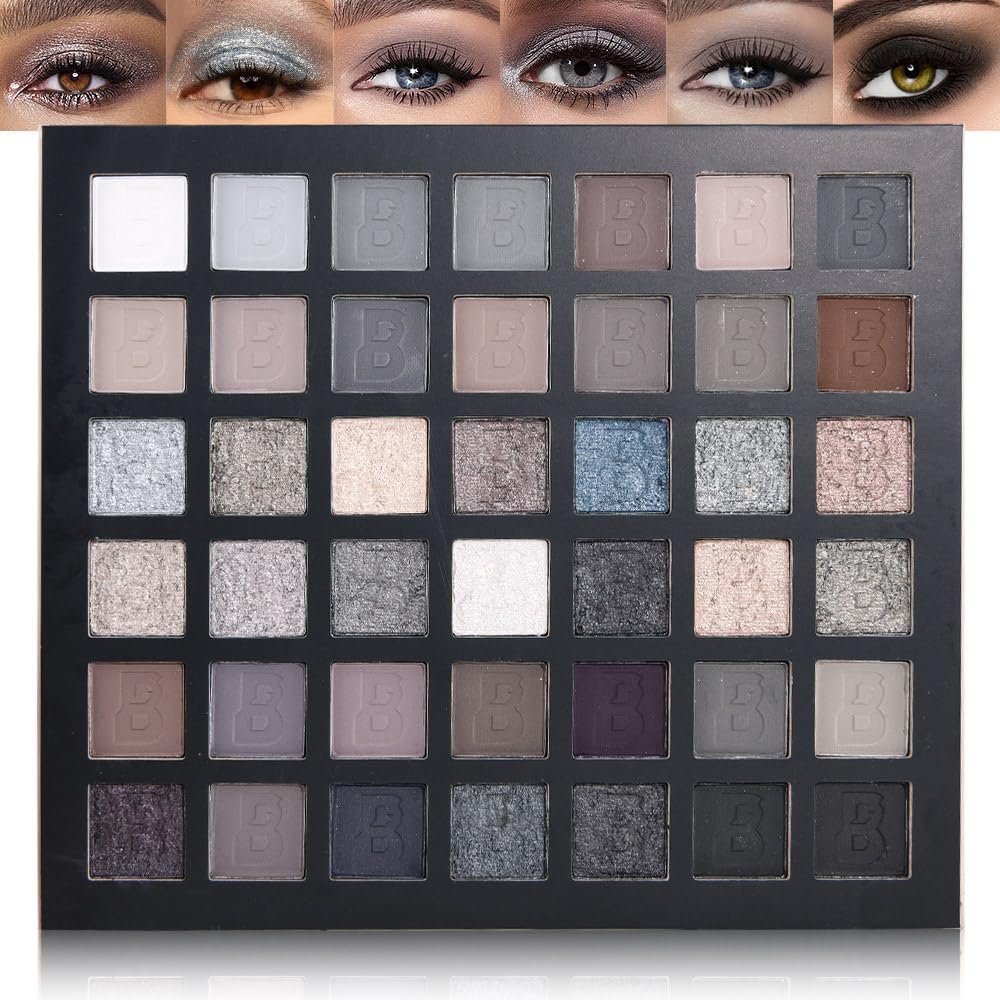 CAKAILA 42 Colors palette open pan shows rich shades for versatile looks.