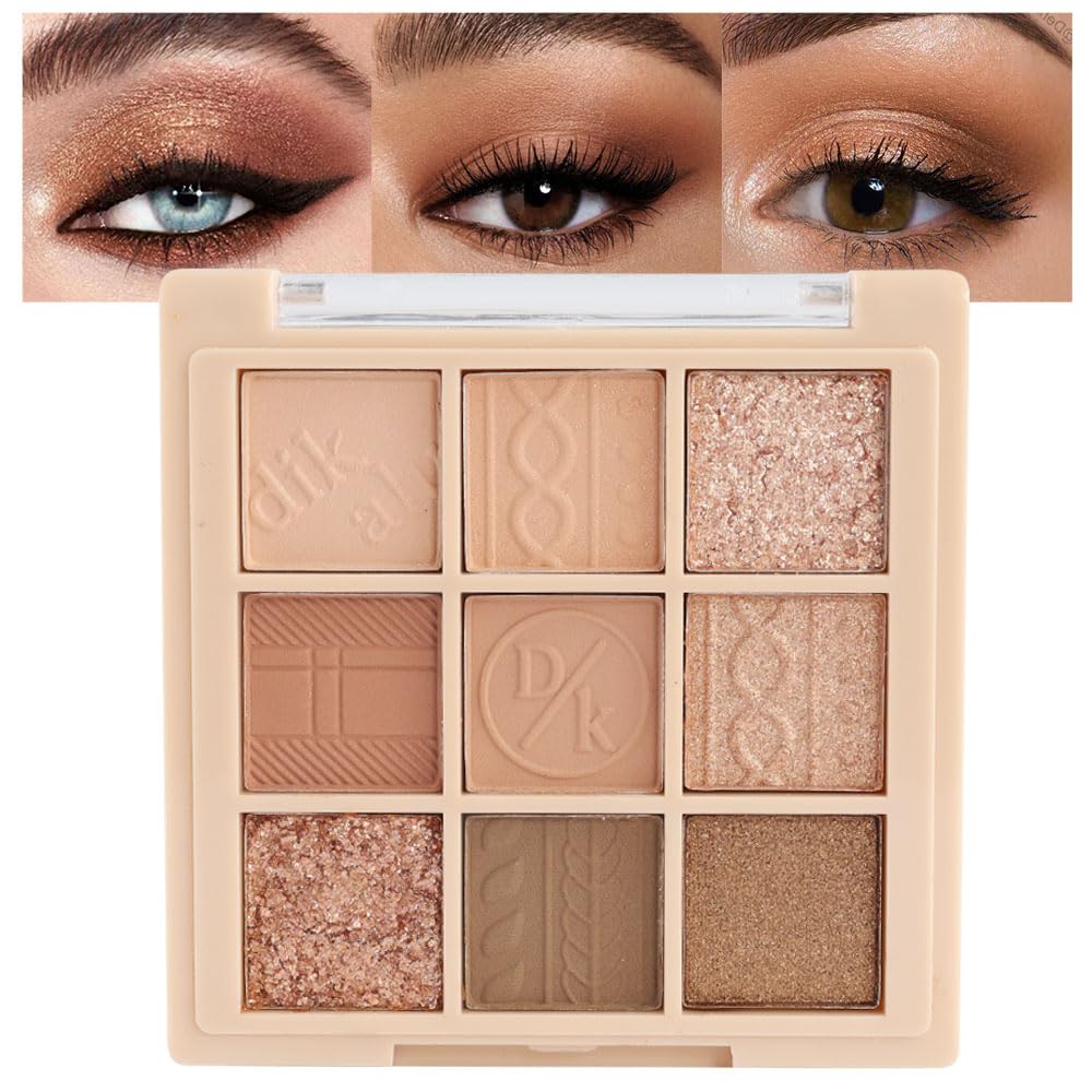 CAKAILA 9Colors Neutral palette cover offers versatile nude looks for daily wear.