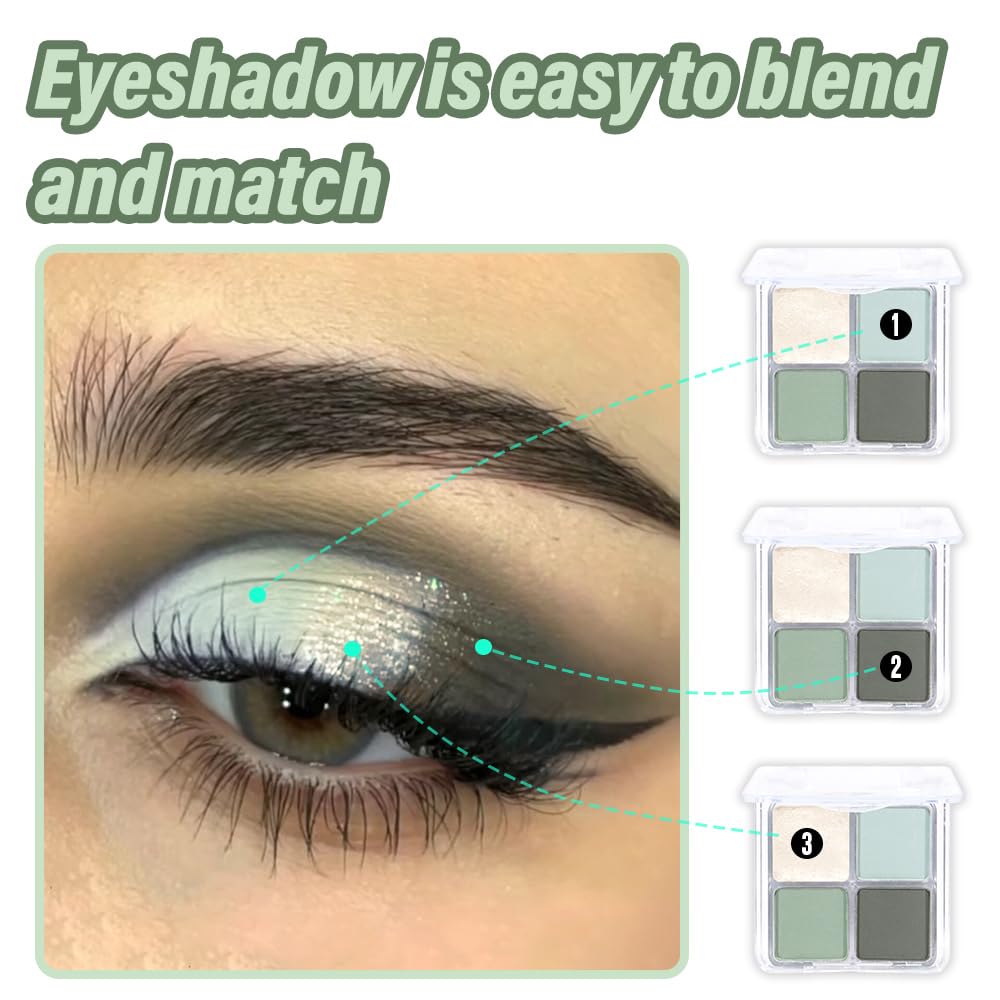 CAKAILA blendable soft powder eyeshadow for smooth application