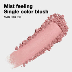 CAKAILA dark pink tone on cheek shows vibrant color