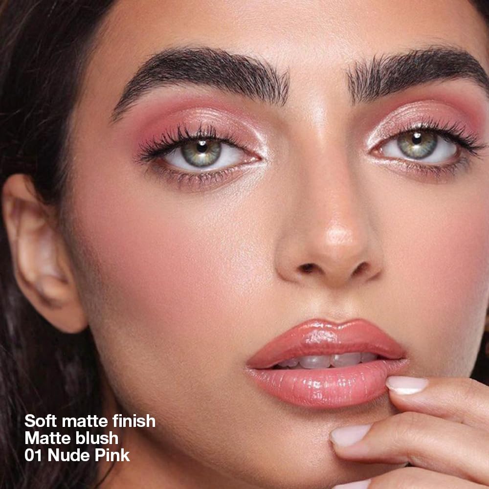 CAKAILA blush palette swatches demonstrate seamless blend