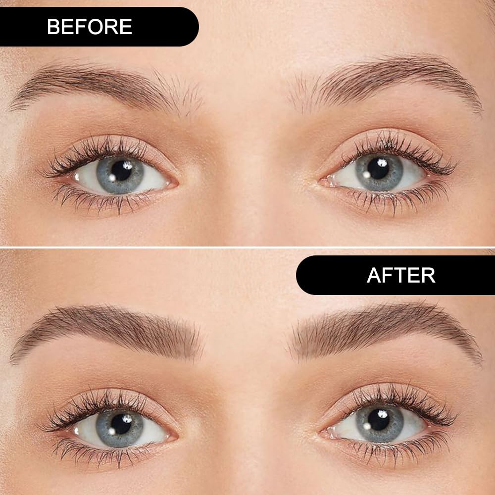 CAKAILA brow powder two-tones blend to create a soft, natural look.