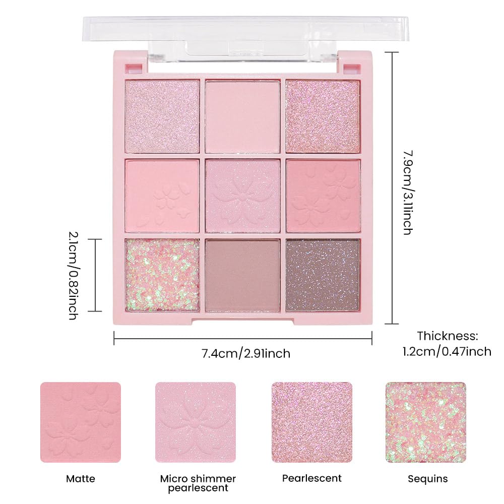 CAKAILA everyday to party-ready palette shown in a palette spread.