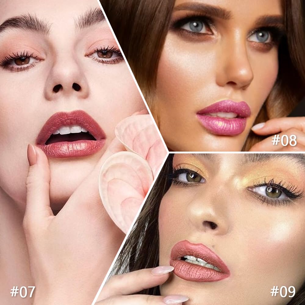 CAKAILA glitter lip stain is waterproof for all-day color and smudge resistance.