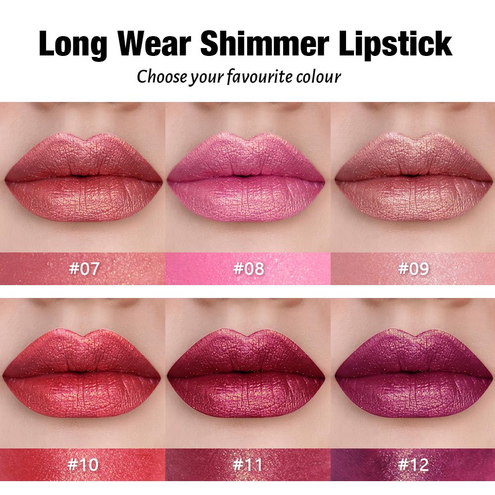 CAKAILA lipstick texture with pink shimmer for luminous color without drying.