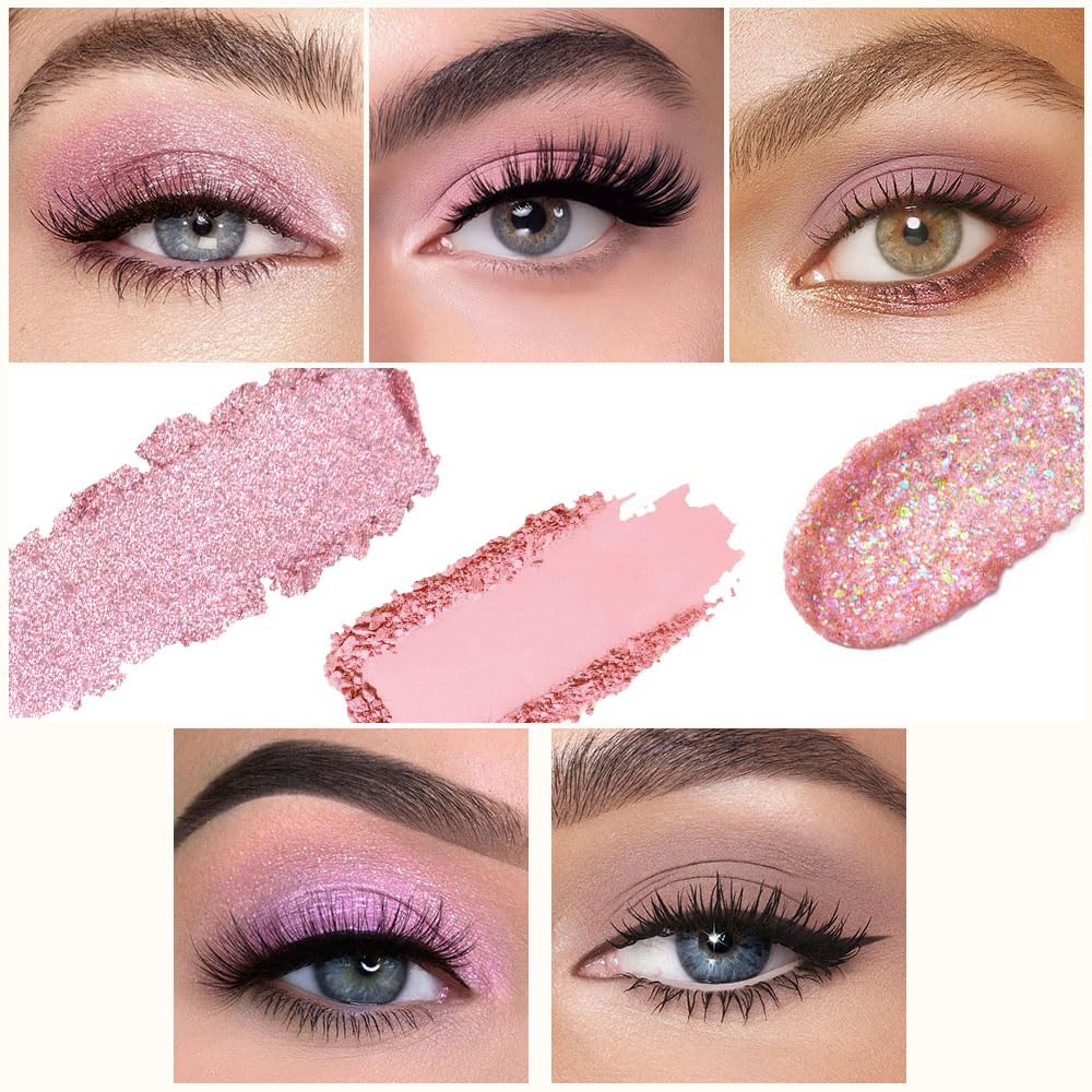 CAKAILA palette featuring matte and shimmer finishes for versatile looks.