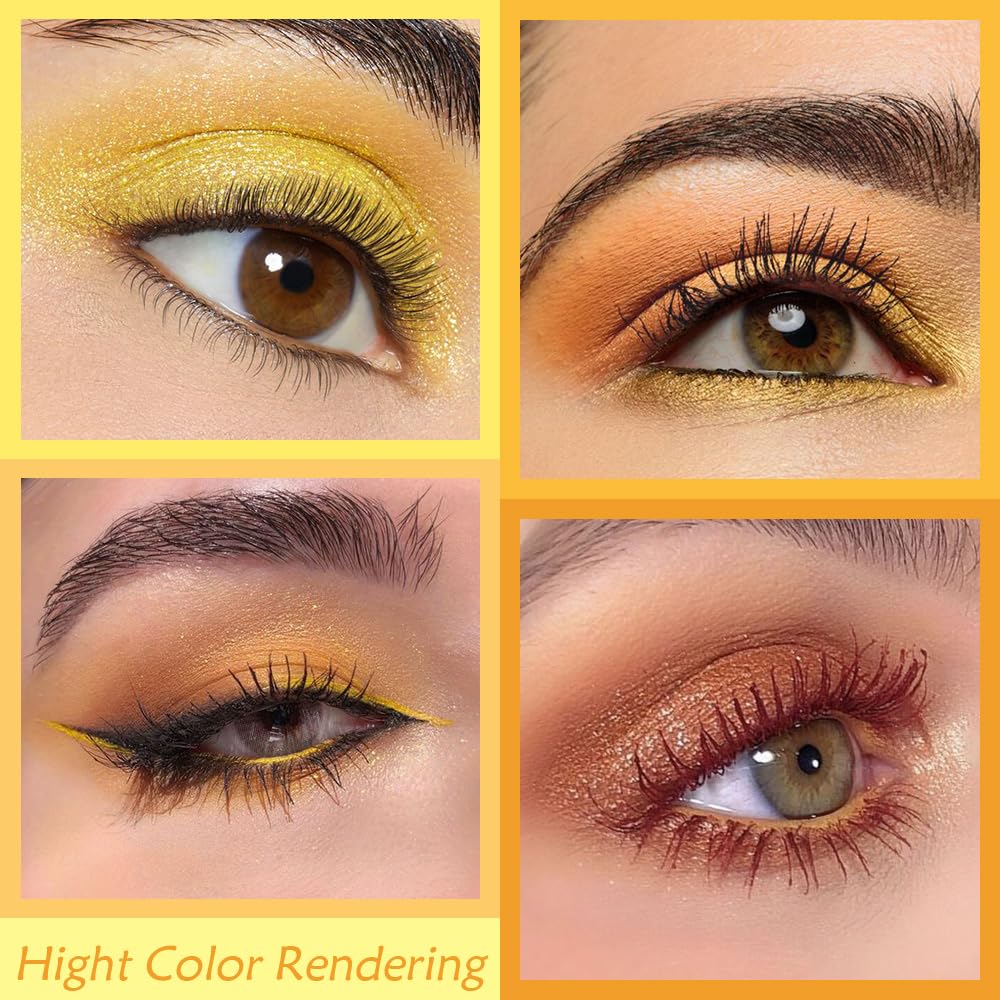 CAKAILA matte and shimmer shades closeup for versatile eye looks.