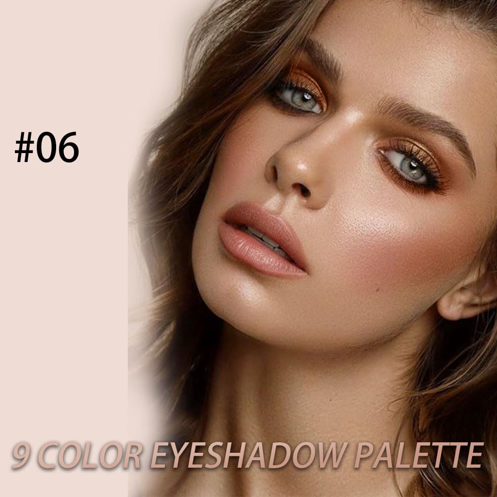CAKAILA Natural Eyeshadow Palette eight shades for cohesive eye looks.