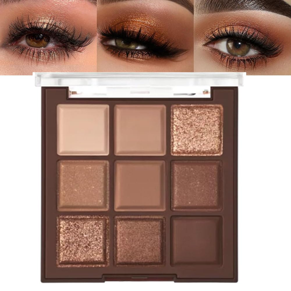 CAKAILA Neutral Nude Brown Smokey Palette offers versatile shades for natural to dramatic looks.