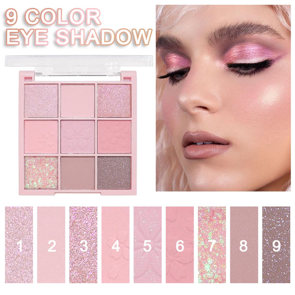 CAKAILA neutral nude powder shadows swatched on the arm for blendable coverage.