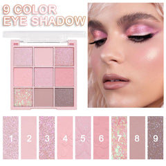 CAKAILA neutral nude powder shadows swatched on the arm for blendable coverage.
