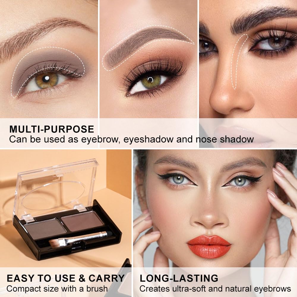 CAKAILA portable brow kit suitable for travel and daily touch-ups.