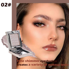 CAKAILA Taupe Mauve Shimmer palette open with built-in mirror for quick touch-ups.
