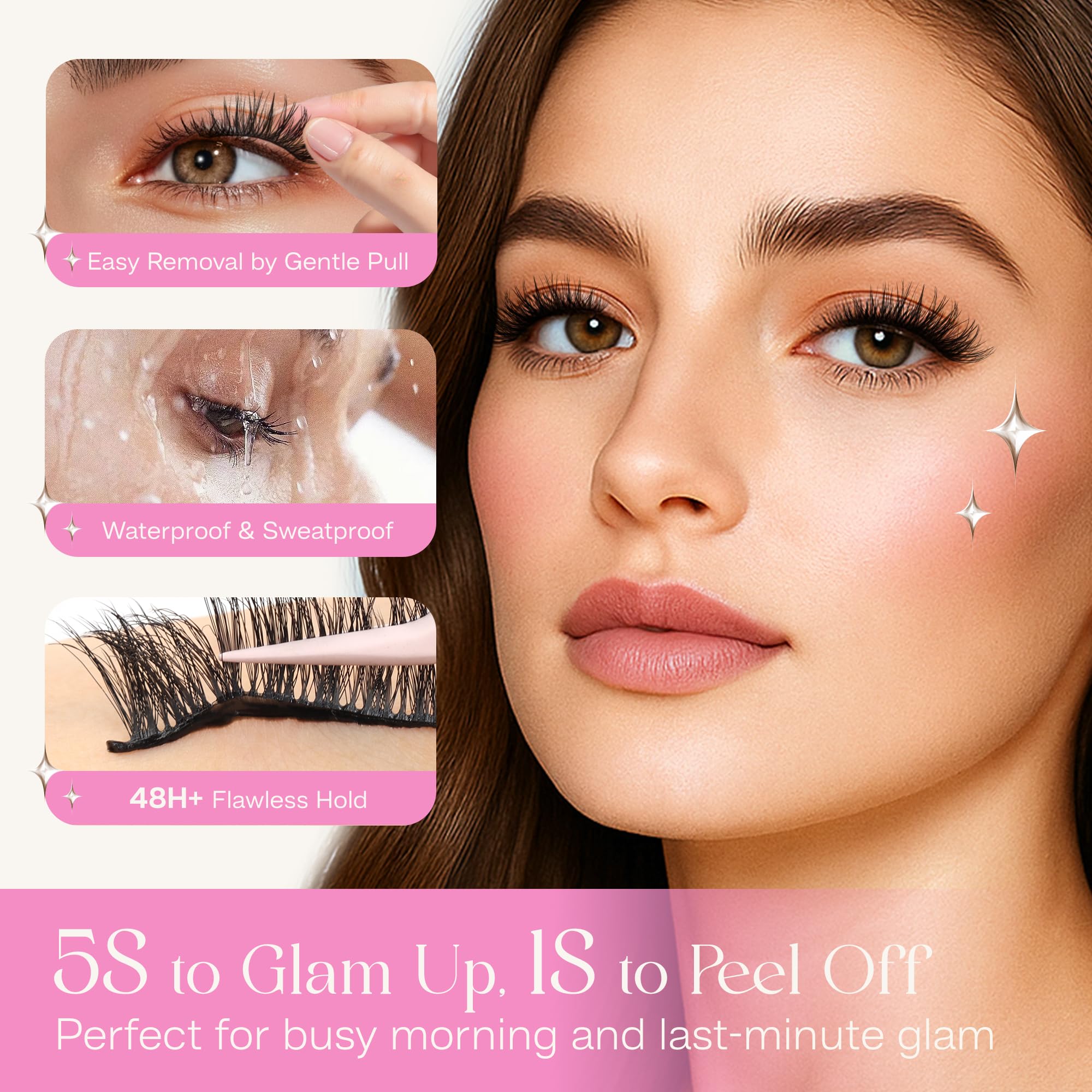 CALAILIS wispy volume lashes for everyday glamour