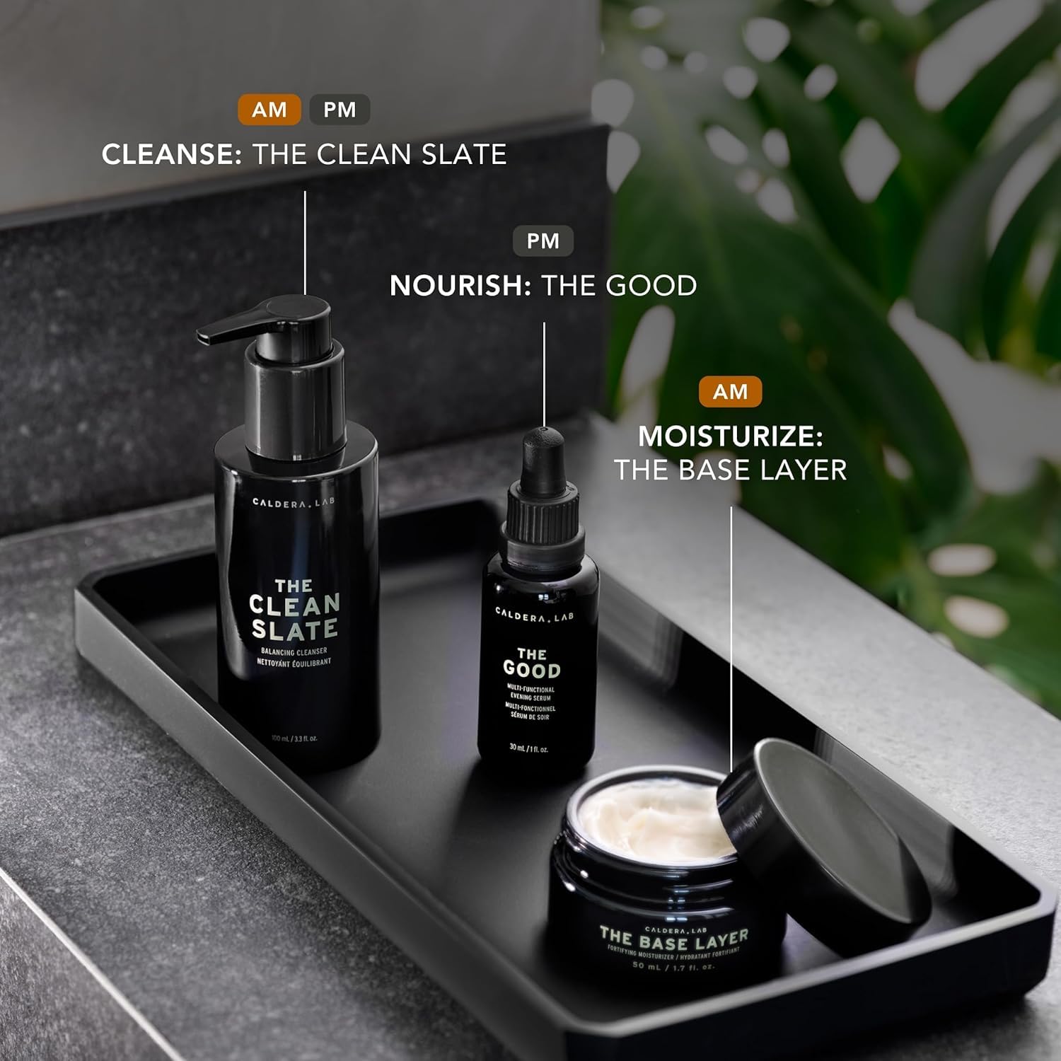 Caldera + Lab Regimen daily moisturizer provides lightweight hydration and fast absorption.